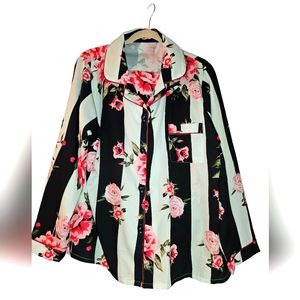 long Sleeve Satin Lounging Set